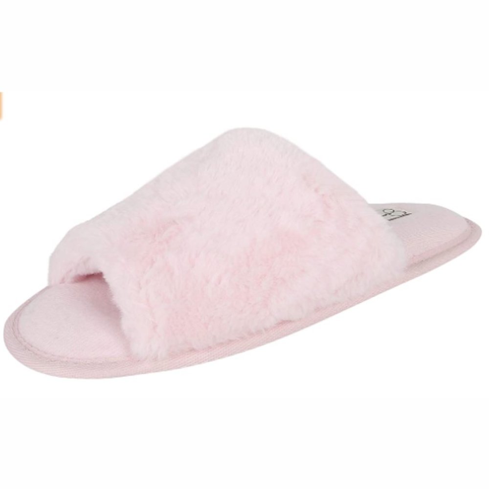 *NWT* JESSICA SIMPSON WOMEN'S PLUSH FAUX FUR FUZZY SLIDE